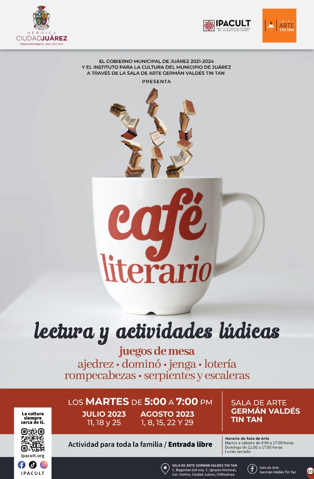 ¡No te pierdas el renovado Café Literario en Ciudad Juárez! Juegos, literatura y diversión a granel 1 64b40dd5a2fb8 64b40dd5a2fba