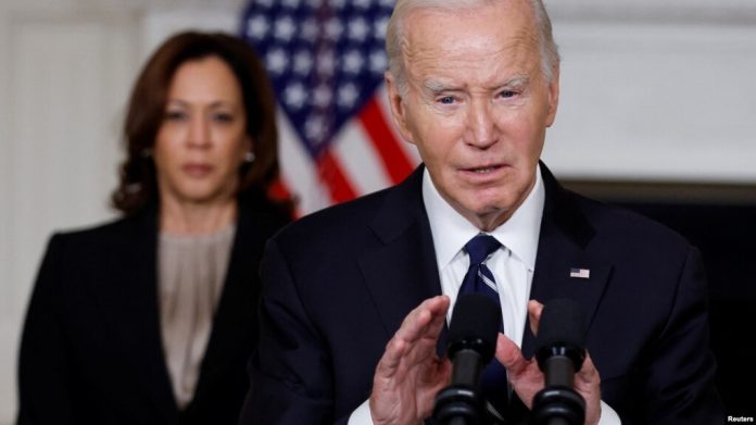 El presidente estadounidense Biden hace declaraciones en Washington sobre la situación en Israel durante una intervención desde la Casa Blanca, el 10 de octubre de 2023.