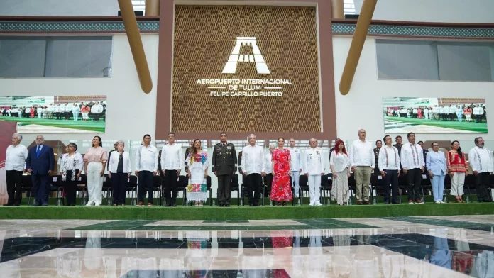 El Gobierno de México inauguró el nuevo Aeropuerto Internacional Felipe Carrillo Puerto, ubicado en Tulum, al sur del país. - Sputnik Mundo, 1920, 01.12.2023