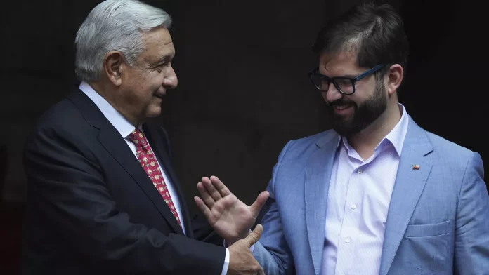 Gabriel Boric y Andrés Manuel López Obrador - Sputnik Mundo, 1920, 18.01.2024