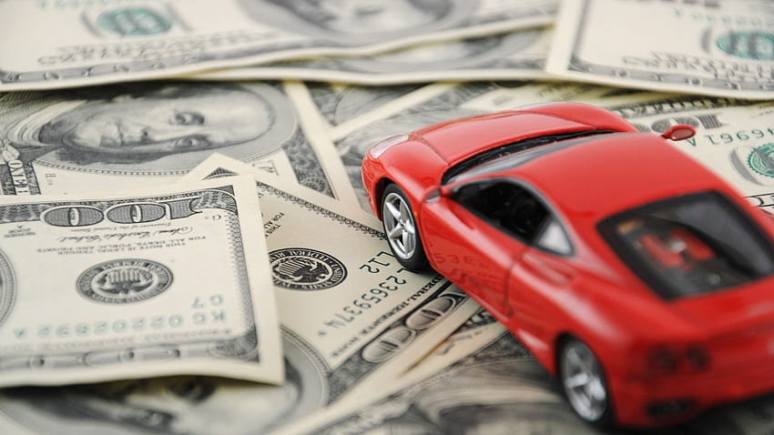 desktop wallpaper model car on money and loan