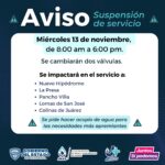 Cambio de válvulas de la J+ afectará el servicio en colonia Nuevo Hipódromo 1 3ac2dafa 2a53 4617 ba79 8f61c333fa4e