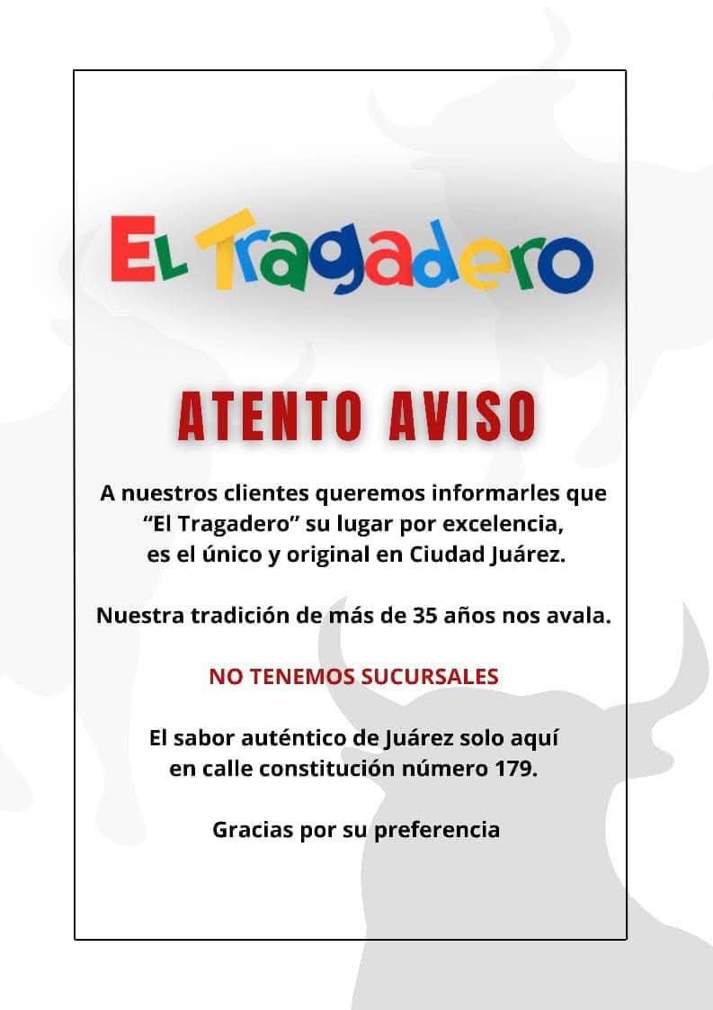 Denuncia "El Tragadero" en Ciudad Juárez uso indebido de su nombre e identidad 1 FB IMG 1737168463405