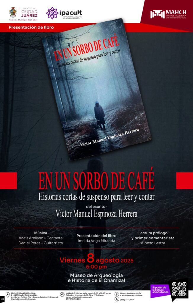 Presentarán este 8 de agosto el libro “En un sorbo de café” el viernes en el MAHCH 1 68924e33bddc3 68924e33bddc4