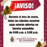 Abrirá Atención Ciudadana del Suroriente los sábados de enero para trámites municipales 1 695fdca17bbad 695fdca17bbae