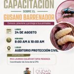 Capacitarán a personal municipal y veterinarios sobre gusano barrenador 1 6a8877fa7f554 6a8877fa7f556