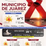 Prevén viernes caluroso y ligera probabilidad de lluvia en Juárez 1 6a91aad835b2b 6a91aad835b2c