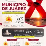 Sube temperatura en Ciudad Juárez a 38 °C y mantiene Protección Civil advertencia preventiva 1 IMG 2796