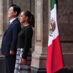 Recibe Sheinbaum a presidente de Corea en Palacio Nacional 2 240926 CSP BIENVENIDA PRESIDENTE REPUBLICA DE COREA LEE JAE MYUNG4