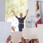 Recibe multitud a Claudia Sheinbaum en Ciudad Juárez para informe “Honestidad y resultados” 5 6 5
