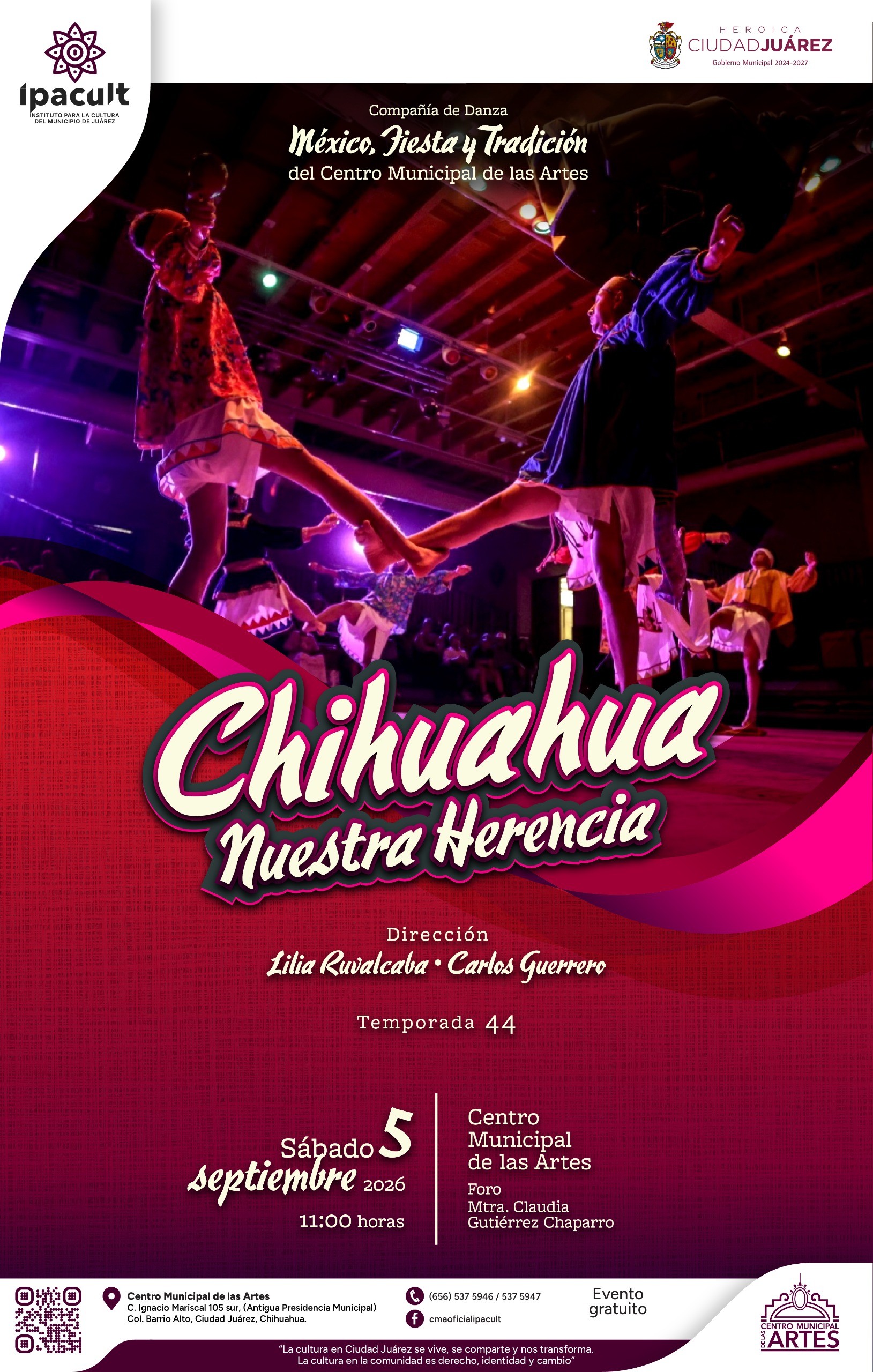 Invita IPACULT a disfrutar “Chihuahua nuestra herencia” en el CMA 1 6a9726fa6e3c2 6a9726fa6e3c3