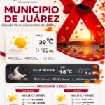 Prevén sábado soleado con máxima de 30 grados en Ciudad Juárez 1 6ab7e12d86af0 6ab7e12d86af2