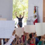 Recibe multitud a Claudia Sheinbaum en Ciudad Juárez para informe “Honestidad y resultados” 6 7 3