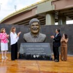 Devela Bonilla monumento a Francisco Barrio en Circuito Universitario 5 WhatsApp Image 2026 09 05 at 2.46.01 PM