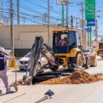 Atiende JMAS hundimiento en avenida Manuel J. Clouthier 6 6 1